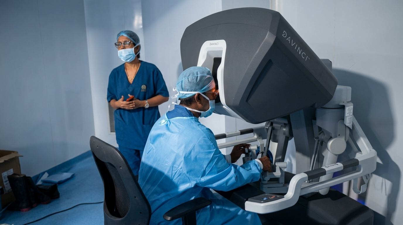 Robotic operating theatre